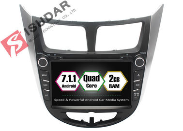Rockchip PX3 7 Inch 2 Din دستگاه پخش DVD ماشین Android برای Hyundai Verna / Accent / Solaris