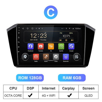 VW Volkswagen Car Dvd Player Navigaion Front Adas Camera 1280 * 720P